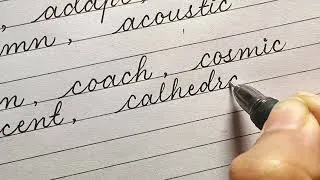 Thumbnail: Learn Cursive: Day 1 | Practice (The Oval Family) | Real-Time✍️🏻