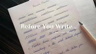 Thumbnail: Start with drills, end with better handwriting ✍️Practice with me and see the difference.