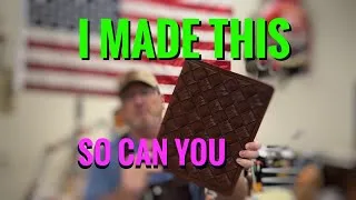 Thumbnail: How To Create A One Of A Kind Leather Folio Cover / Create A Tooled Leather Notebook Organizer 