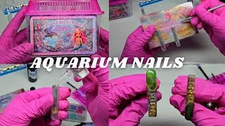 Thumbnail: How To Create Aquarium Nails |  Beginner Friendly Tutorial ✨️