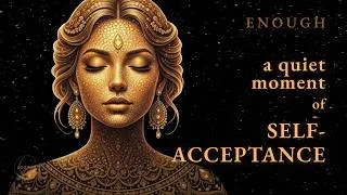 Thumbnail: ENOUGH Sleep Affirmations 🧡 | Self-Worth & Rain Sounds