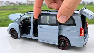 Thumbnail: Unboxing of BRABUS Mercedes V-Class W 44 Van 1:24 Scale Diecast Model Car