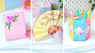 Thumbnail: 3 Easy and Cute Craft Ideas 💖 DIY Art and Craft with Paper and Ice Cream Sticks / Popsicle Sticks