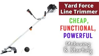 Thumbnail: UNBOXING & STARTING: Yard Force 33cc Petrol (Gas) Line Trimmer / Whipper Snipper from Mitre 10