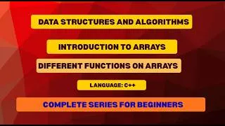 Thumbnail: Data Structures and Algorithms - Arrays