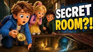 Thumbnail: They Found a Hidden Room Under the School! | Easy English Story (A1)