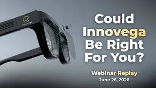Thumbnail: Could Innovega's Smart Glasses Be Right For You? | Live Q&A with the Low Vision Community