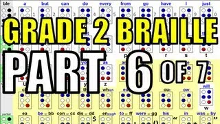 Thumbnail: Grade 2 Braille [6/7] - Rules for Braille Writing & Braille Memory Aides