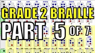 Thumbnail: Grade 2 Braille [5/7] - Multi-Cell Contractions