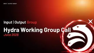 Thumbnail: Hydra Working Group - June 2026
