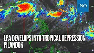 Thumbnail: LPA develops into Tropical Depression Pilandok