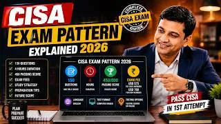 Thumbnail: CISA Exam Pattern Explained 2026 | Questions, Duration, Passing Score & Fees