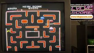 Thumbnail: Ms. Pac-Man (Tengen) [Normal/Boost: A or B/ Arcade/Lvl 5 Start] - Score: 121,860 - Real NES Hardware