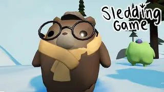 Thumbnail: Sledding Game - Big Snowmen, Sliding On Ice, Races Funny Moments