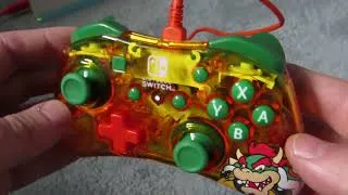 Thumbnail: Rock Candy Super Mario Wired Controller for the Nintendo Switch. Bowser Design.