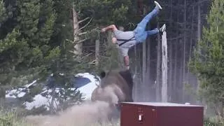 Thumbnail: Rampaging Bison Attacks Grandpa, Tossing Him In Air