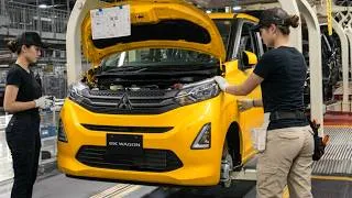 Thumbnail: Nissan SAKURA Production Line (+Mitsubishi eK) – Japanese Factory Tour (Manufacturing Process)