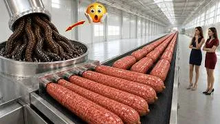 Thumbnail: Inside the Factory Turning Millions of Earthworms into High-Protein Sausages | Full Process
