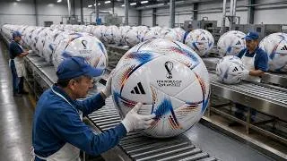 Thumbnail: Inside FIFA World Cup Ball Factory – From Oil-Based Synthetic Leather Into Official Match Ball