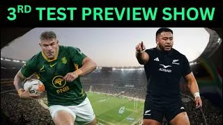 Thumbnail: Springboks v All Blacks 3rd Test PREVIEW SHOW