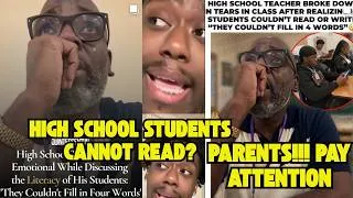 Thumbnail: ATTENTION PARENTS: High School Teacher Gets EMOTIONAL while Discussing the LITERACY of his student🤔🤔