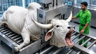 Thumbnail: Inside the World's Largest Brahman Bull White Horn Factory | Luxury Travel Bags Production