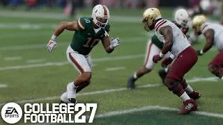 Thumbnail: Miami Hurricanes vs Boston College Eagles | Simulation Game 12 | College Football 27