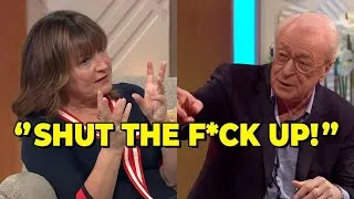 Thumbnail: Michael Caine Kicked Off Lorraine Kelly's Show After Heated Confrontation