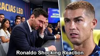 Thumbnail: Cristiano Ronaldo Socking Reaction on Lionel Messi Retirement Announcement