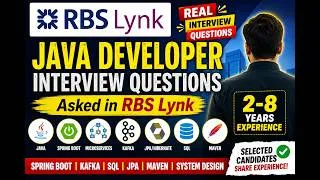Thumbnail: RBS Lynk Java Developer Real Interview Questions | Spring Boot & Kafka