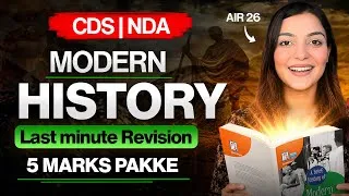 Thumbnail: Complete History from this video in CDS 2 2026 | NDA 2 2026 | By Vaishalli Ma’am