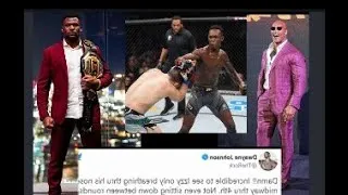 Thumbnail: UFC 271|Dywane Johnson,Francis ngannou etc sends congratulations to Israel adesanya's win