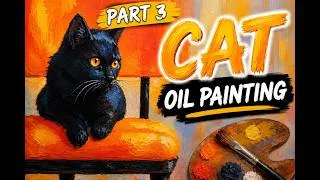 Thumbnail: Part 3 Cat Oil Painting