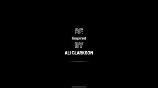 Thumbnail: be INSPIRED by @Ali_Clarkson !