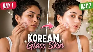 Thumbnail: 7 Korean Glass Skin Secret ✨ | 7 Days Glow Up Challenge |