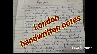 Thumbnail: London|London notes|London English Summary |London English notes|handwritten notes 