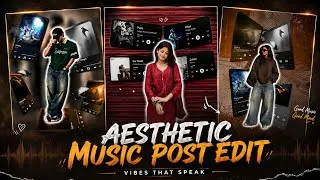 Thumbnail: How to Create Aesthetic Music Post Edit in InShot | Viral Instagram Tutorial