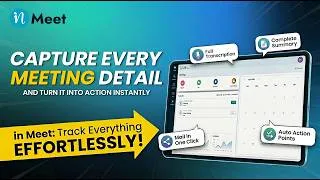 Thumbnail: Stop Losing Important Notes After Video Meetings | AI Meeting Summaries with inMeet