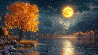 Thumbnail: 🌌 MOON OVER THE MOUNTAIN LAKE – Epic Orchestral Version | Peter Heaven & blue light orchestra