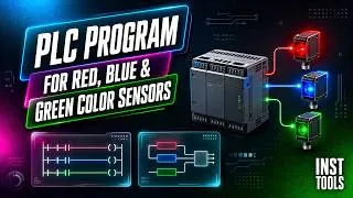 Thumbnail: PLC Program for Red, Blue & Green Color Sensors