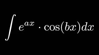 Thumbnail: The Cyclic Trick That Solves ∫eᵃˣ·cos(bx) dx | Integration by Parts