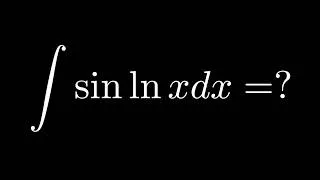Thumbnail: ∫sin(ln x) dx — Two Rounds of Integration by Parts