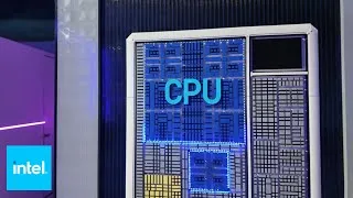 Thumbnail: 42,000-brick replica of Intel Core Ultra shows how AI PCs help with homework and photos​ | CES 2026