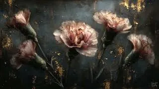 Thumbnail: Dark Moody Flowers | Solo Piano Music | TV Screensaver Art for 4K