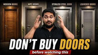 Thumbnail: Best Door for Home? WPC vs Flush vs Steel | Avoid These Costly Mistakes