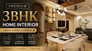 Thumbnail: Luxury 3BHK Interior Design in Chennai | Sobha Arbor Premium Home Tour | Interiors360