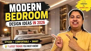 Thumbnail: Modern Bedroom Design Ideas 2026 | 7 Latest Trends for a Luxury & Comfortable Bedroom🔥🤩🔥🤩🔥