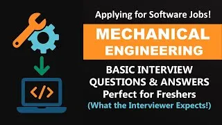 Thumbnail: Basic Mechanical Engineer Interview Questions And Answers for Freshers 2025