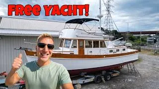 Thumbnail: I Got a FREE ABANDONED YACHT and I’m Giving It Away