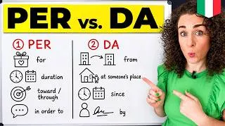 Thumbnail: The ONLY Video You Need To Master PER and DA (Italian Prepositions)